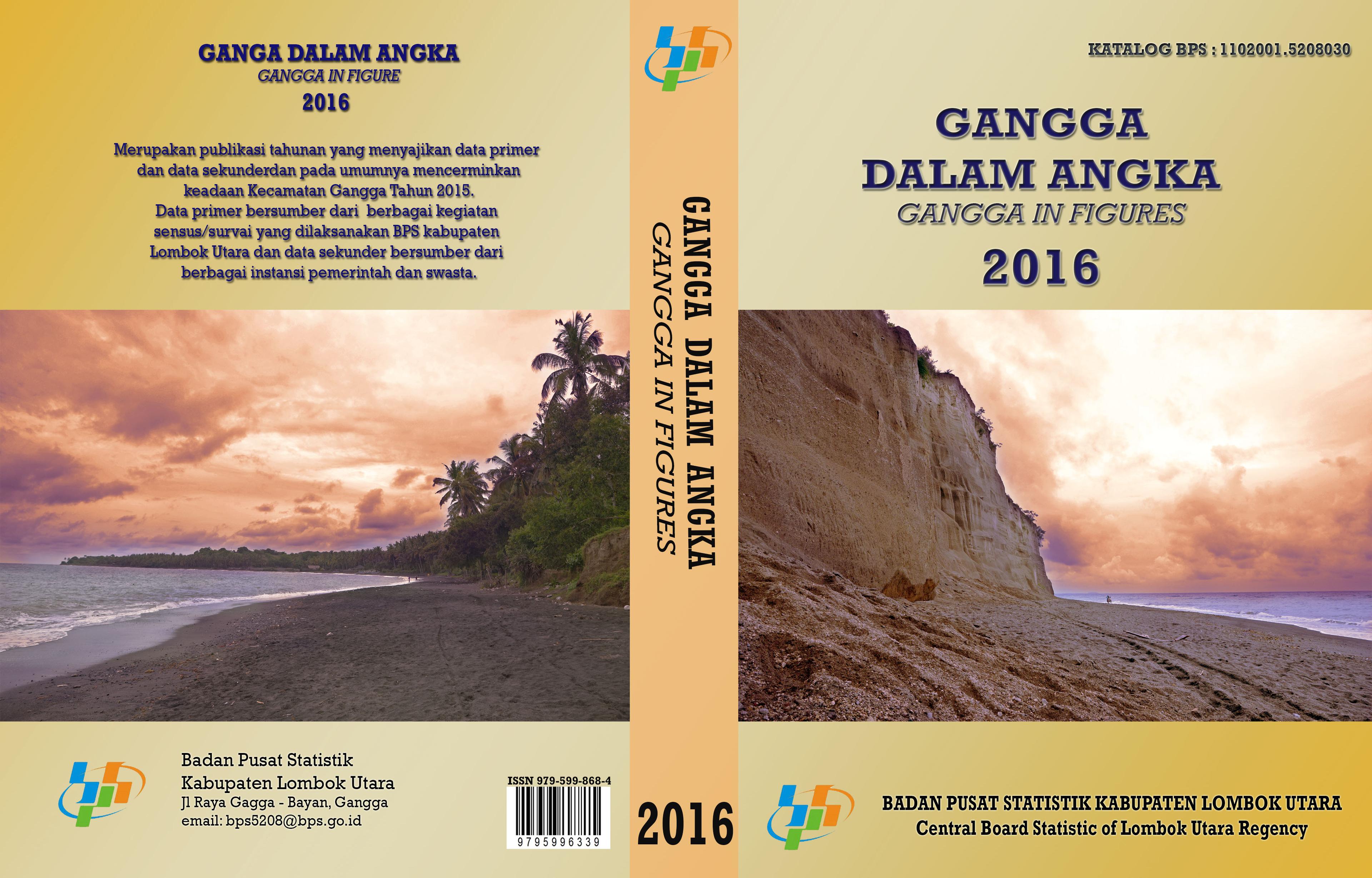 Kecamatan Gangga Dalam Angka 2016