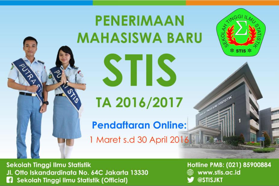 Hasil Ujian Tahap I Penerimaan Mahasiswa Baru STIS TA 2016/2017