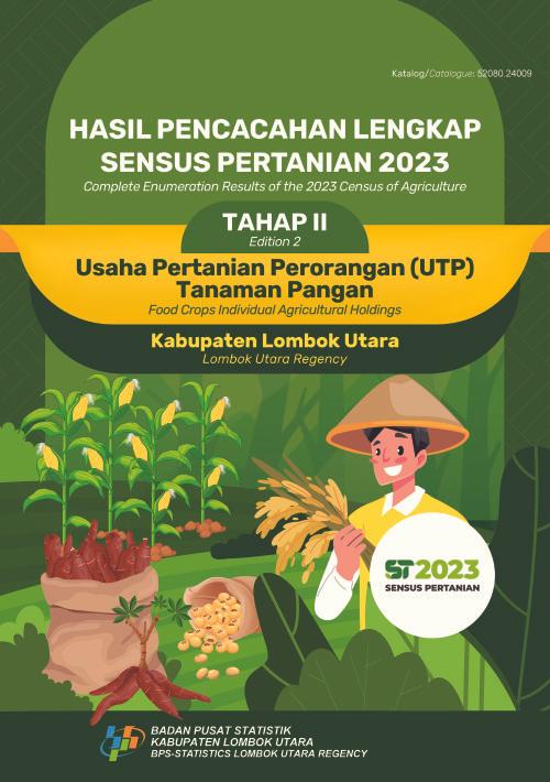 Complete Enumeration Results of the 2023 Census of Agriculture - Edition 2 Food Crops Individual Agricultural Holdings Lombok Utara Regency